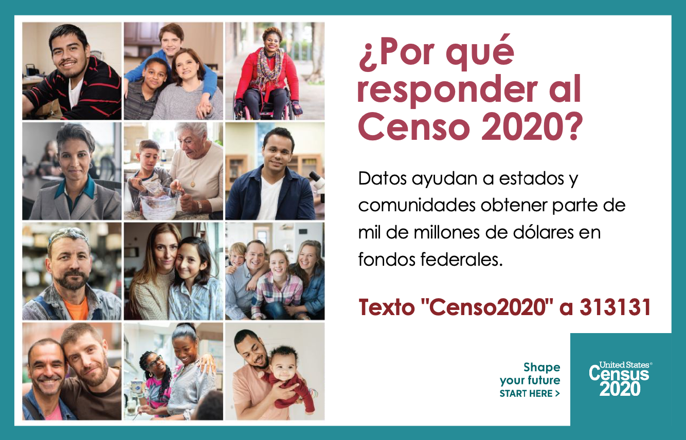 2020 Census Spanish Graphic